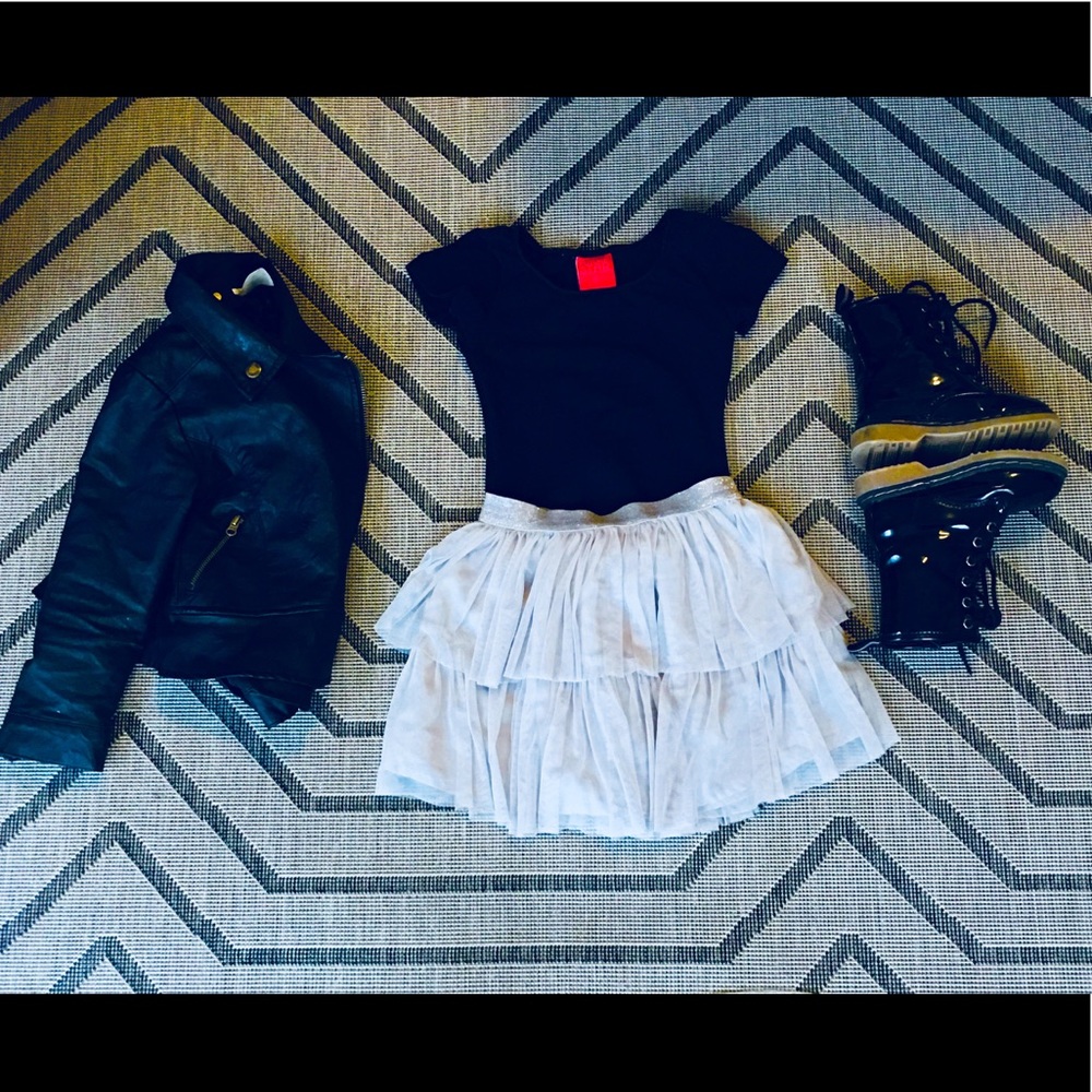 Silver Tutu Skirt